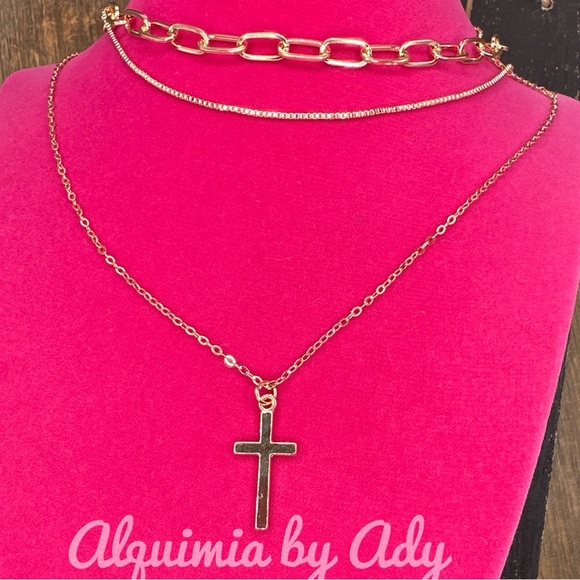 Alquimia Jewelry - Dainty gold jewelry statement  Layered necklace